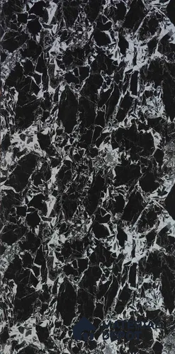 3895 SI Black Marble 8 ft x 4 ft Texture Finish Decorative Laminate - 1 mm  | Suitable for TV Unit, Wardrobe, Kitchen Cabinets | Matching Edgeband Code - (Rehau - 753P) | (E3 - 2526 MT)