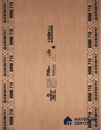 Bond Shield BWP CenturyPly 8 ft x 4 ft Plywood - 19 mm (21 Years Warranty)
