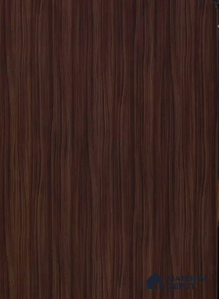 Wooden Look 3418 HG Deco Walnut Dark Brown 8 ft x 4 ft High Gloss Finish Decorative Laminate - 1 mm | Suitable for TV Unit, Wardrobe, Kitchen Cabinets | Matching Edgeband Code - (Rehau - 920P) | (E3 - 2517 HG)