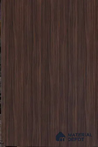 Wooden Look 3418 VO Deco Walnut Dark Brown 8 ft x 4 ft Texture Finish Decorative Laminate - 1 mm | Suitable for TV Unit, Wardrobe, Kitchen Cabinets