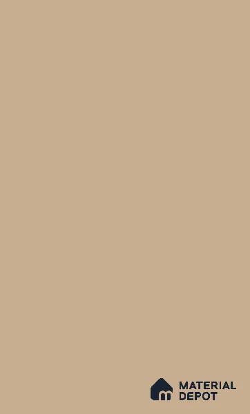 Warm Beige Solid Colors Look LM 19639 8 ft x 4 ft Glossy Finish ASA Laminate - 1.25 mm | Suitable for Living Room, Kitchen, Office