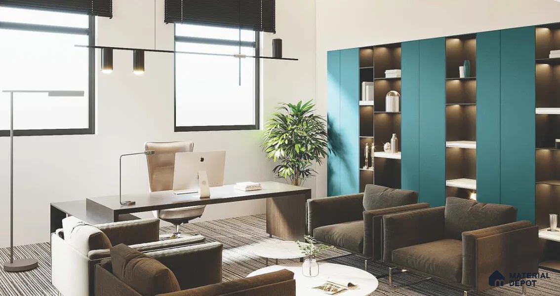 Teal Blue Solid Colors Look LM 21656 8 ft x 4 ft Matte Finish ASA laminate - 1 mm | Suitable for Living Room, Kitchen, Office