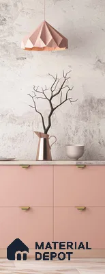 Dusty Pink Solid Colors Look LM 19673 8 ft x 4 ft Matte Finish ASA Laminate - 1 mm | Suitable for Living Room, Kitchen, Office