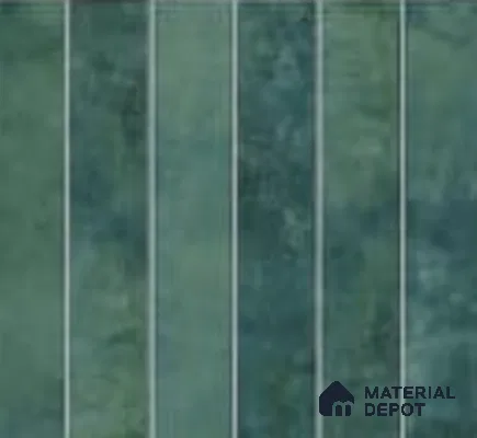 Faux Subway Wall Tile TL 06789 B Bali Lagoon 1 ft x 1 ft Blue Ceramic Matte Finish Tile - 10 mm | Ideal for Bathroom, Kitchen | Please Expect a Slight Variation of Pattern (Sample)