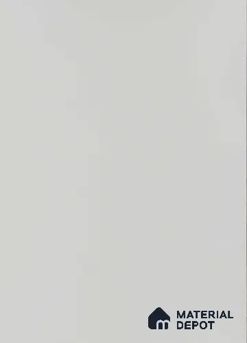 111 HG Frosty White 8 ft x 4 ft High Gloss Finish Decorative Laminate - 1 mm | Suitable for TV Unit, Wardrobe, Kitchen Cabinets | Matching Edgeband Code - (Rehau - 114000) | (E3 - 1000 HG)