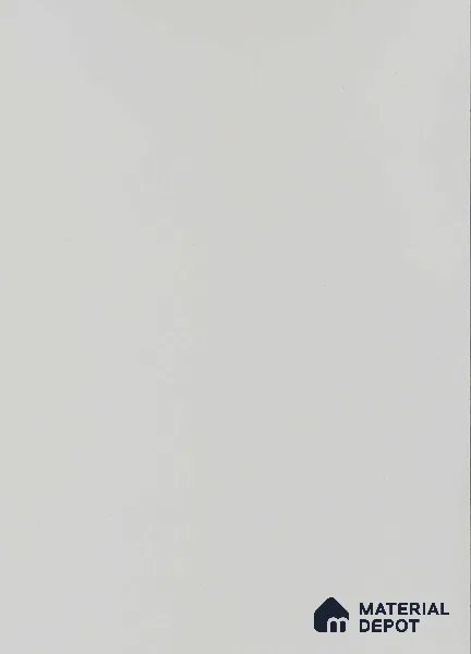 111 HG Frosty White 8 ft x 4 ft High Gloss Finish Decorative Laminate - 1 mm | Suitable for TV Unit, Wardrobe, Kitchen Cabinets | Matching Edgeband Code - (Rehau - 114000) | (E3 - 1000 HG)