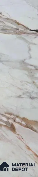 White Marble Look PVC High Gloss Finish UV Marble Polygranite Sheets 8 ft x 4 ft | LM 19517 - 3 mm