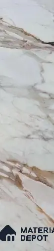 White Marble Look PVC High Gloss Finish UV Marble Polygranite Sheets 8 ft x 4 ft | LM 19517 - 3 mm