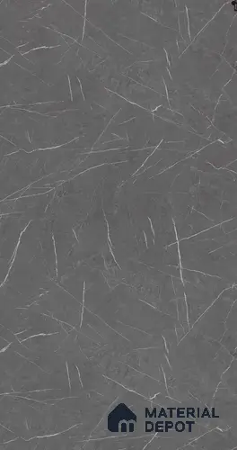 Marble Look 3853 HG Gothic Marble 8 ft x 4 ft High Gloss Finish Decorative Laminate - 1 mm | Suitable for TV Unit, Wardrobe, Kitchen Cabinets | Matching Edgeband Code - (Rehau - 526P) | (E3 - 2524 HG)