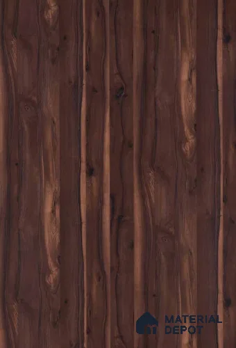 Wooden Look 4513 SU Istanbul Walnut 8 ft x 4 ft Suede Finish Decorative Laminate - 1 mm | Suitable for TV Unit, Wardrobe, Kitchen Cabinets