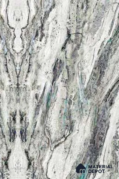 LM 19513 Dim Desk Digital High Gloss Finish 8 ft x 4 ft Decorative Laminate - 1 mm | Suitable for TV Unit, Wardrobe, Kitchen Cabinets