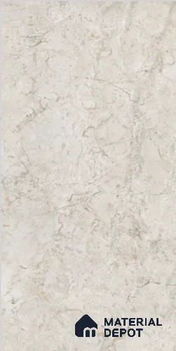 Beige Marble Wall & Floor Tile TL 07029 Gravier Fresco Bloom 5.2 ft x 2.6 ft Vitrified Carving Matte Finish - 9 mm | Suitable for Living Room, Bedroom, Bathroom