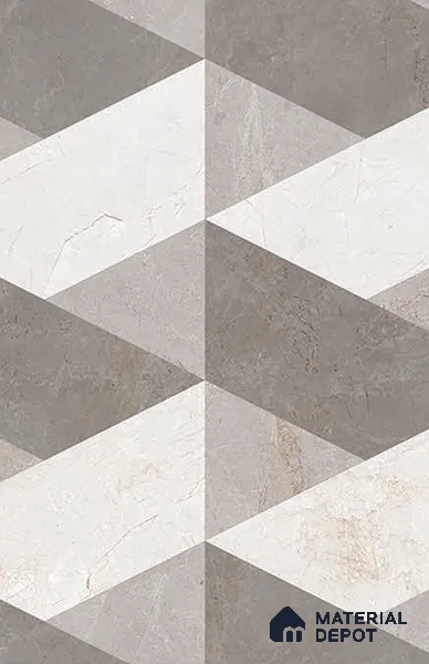 Grey Highlighter Wall Tile TL 06750 D Gravier Heritage Smoke Etch 800x1600 mm Vitrified Carving Satin Finish - 9 mm | | Suitable for Living Room, Bedroom, Bathroom