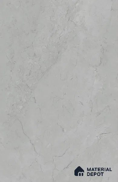 Grey Marble Floor & Wall Tile TL 06754 Gravier Alpine Grey 5.2 ft x 2.6 ft Vitrified Carving Satin Finish - 9 mm |  | Suitable for Living Room, Bedroom, Bathroom