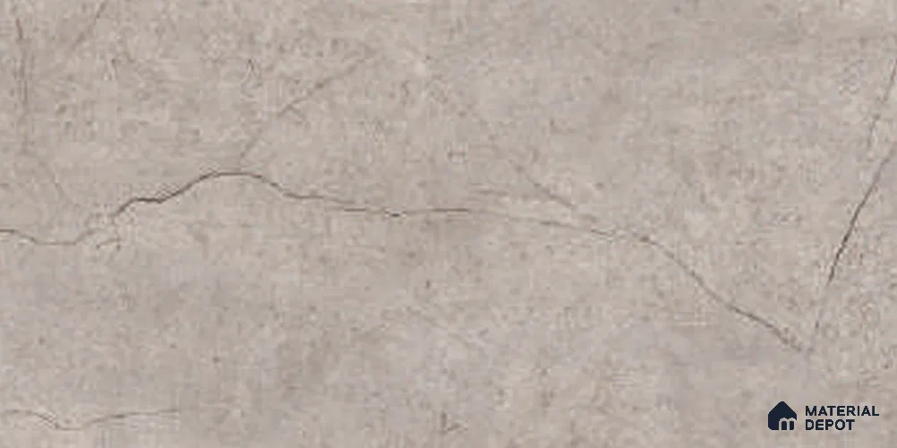 Grey Marble Wall Tile TL 06757 B Lustra Aegean Ash 2 ft x 1 ft Ceramic Carving Glossy Finish - 9 mm | | Suitable for Living Room, Bedroom, Bathroom