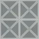 A close-up of a Moroccan Wall & Floor Tile TL 06681 C Zenit 1 ft x 1 ft Grey Ceramic Glue Matte Finish Tile - 9 mm | Ideal for Living Room, Bathroom, Kitchen with a Matte finish available at Material Depot in Bangalore