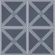 A close-up of a Moroccan Wall & Floor Tile TL 06681 B Zenit 1 ft x 1 ft Blue Ceramic Glue Matte Finish Tile - 9 mm | Ideal for Living Room, Bathroom, Kitchen with a Matte finish available at Material Depot in Bangalore