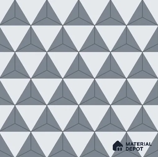 Moroccan Wall & Floor Tile TL 06666 Canaletto 1 ft x 1 ft Grey Ceramic Glue Matte Finish Tile - 9 mm | Suitable for Bathroom, Kitchen, Balcony | Please Expect a Slight Variation of Pattern