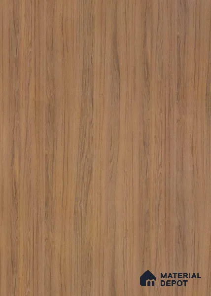 Wooden Look 3459 SU Ranj Teak 8 ft x 4 ft Suede Finish Decorative Laminate - 1 mm | Suitable for TV Unit, Wardrobe, Kitchen Cabinets