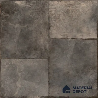 Stone Floor Tile TL 06832 Railey Rust 2 ft x 2 ft Matte Finish Anti Skid Vitrified Tile - 12 mm | 4 Random Design | Suitable for Balcony, Terrace & Coutyard
