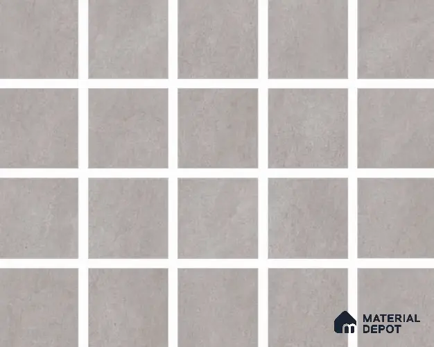 Grey Stone Floor & Wall Tile TL 06834 D Lustra Canyon Smoke 2 ft x 2 ft Vitrified Carving Matte Finish - 9 mm | 20 Random Design | Suitable for Living Room, Bedroom, Bathroom