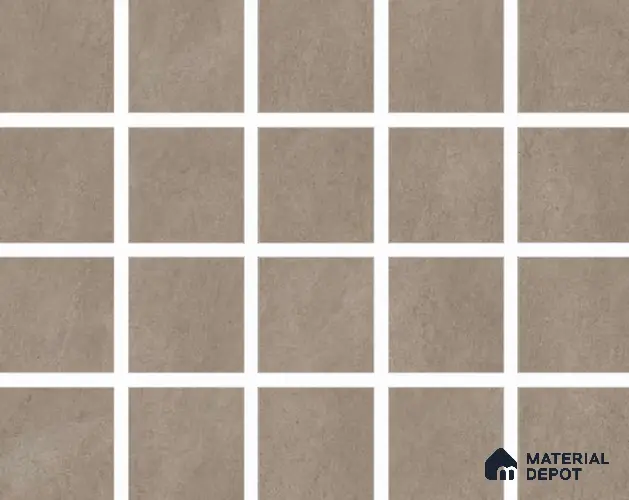 Brown Stone Floor & Wall Tile TL 06834 C Lustra Canyon Bark 2 ft x 2 ft Vitrified Carving Matte Finish - 9 mm | 20 Random Design | Suitable for Living Room, Bedroom, Bathroom