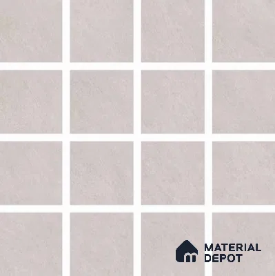 Stone Floor Tile TL 06833 C Petra Bianco 2 ft x 2 ft Matte Finish Vitrified Tile - 9 mm | 16 Random Design  | Suitable For Bathroom, Terrace & Balcony