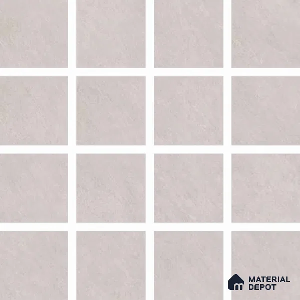 Stone Floor Tile TL 06833 C Petra Bianco 2 ft x 2 ft Matte Finish Vitrified Tile - 9 mm | 16 Random Design  | Suitable For Bathroom, Terrace & Balcony