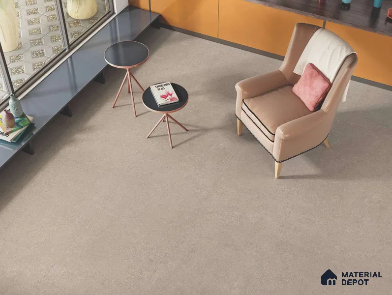 Brown Stone Floor & Wall Tile TL 06702 B Gravier Sunrise Dune 2 ft x 4 ft Vitrified Carving Matte Finish - 9 mm | 6 Random Design | Suitable for Living Room, Bedroom, Bathroom