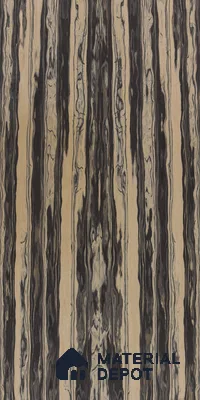White Ebony Creme F884 Bohemian 2440x1220 mm Veneer - 3.5 mm