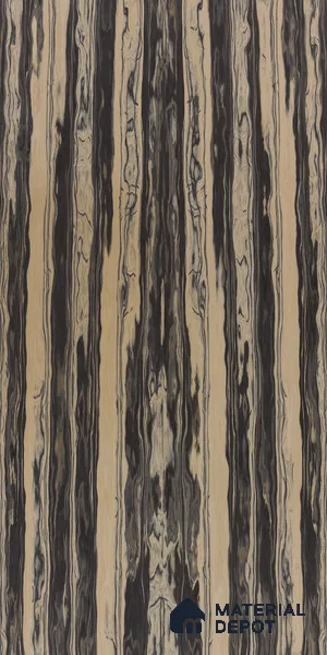 White Ebony Creme F884 Bohemian 2440x1220 mm Veneer - 3.5 mm