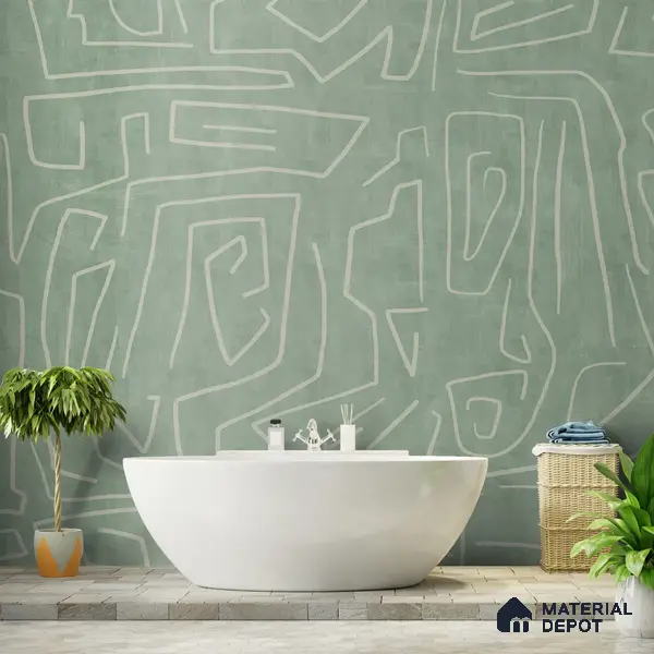 700911 - Abstract Design Wallpaper, Green Textured Background, Customised Indrani Series Soft Feel Abstract Design (Customised Size Wallpaper )