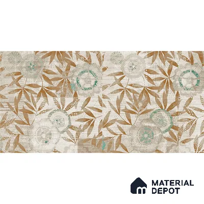 Abstract Wallpaper Pattern Using Orange Leaves Indrani Series Canvas Abstract Design (Customised Size Wallpaper )