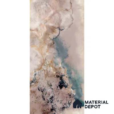 Amara, Abstract Wallpaper Design for Rooms, Customised Sukoon Series Handmade Abstract Design (Customised Size Wallpaper)