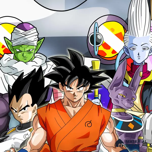 Anime Dragon Ball Z Wallpaper for Walls Sparkla N Shine Series Canvas Entertainment Design (Customised Size Wallpaper)