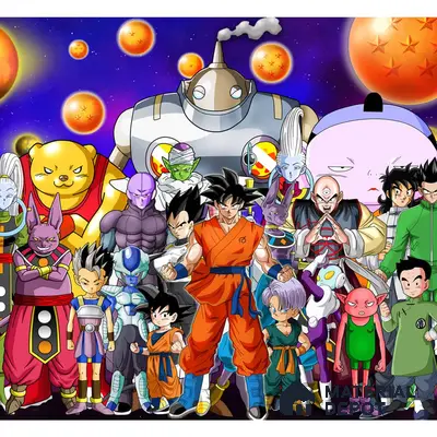 Anime Dragon Ball Z Wallpaper for Walls Sparkla N Shine Series Canvas Entertainment Design (Customised Size Wallpaper)