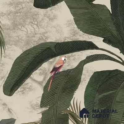 Coastal Life, Tropical Theme Wallpaper, Customised Sukoon Series Canvas Tropical Design (Customised Size Wallpaper)