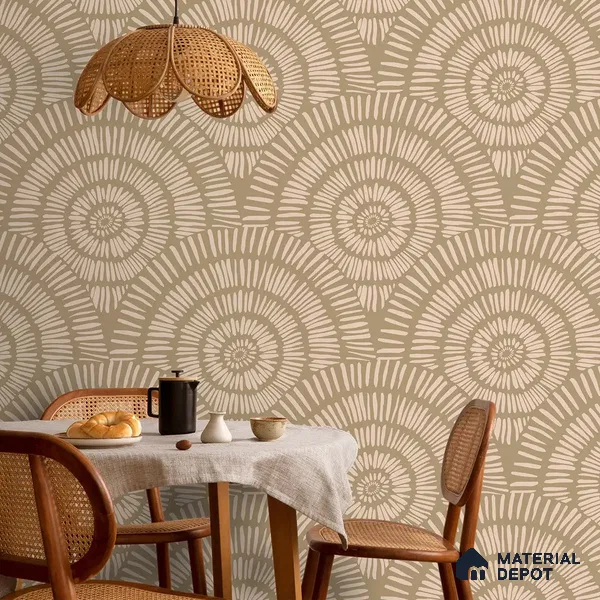 Desert Daze Modern Abstract Theme Handmade (Customised Wallpaper)