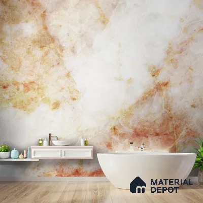 Exposed Marble Design, Wallpapers for Rooms, Customised Indrani Series Soft Feel Marble Design (Customised Size Wallpaper )