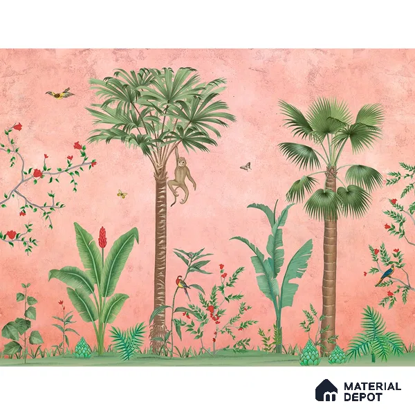 Fascinating Enchantment, Luxury Wallpaper for Rooms, Customised Sukoon Series Handmade Patterned Design (Customised Size Wallpaper)