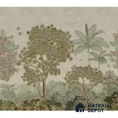 Garden of Dreams Canvas Customised Room Wallpaper