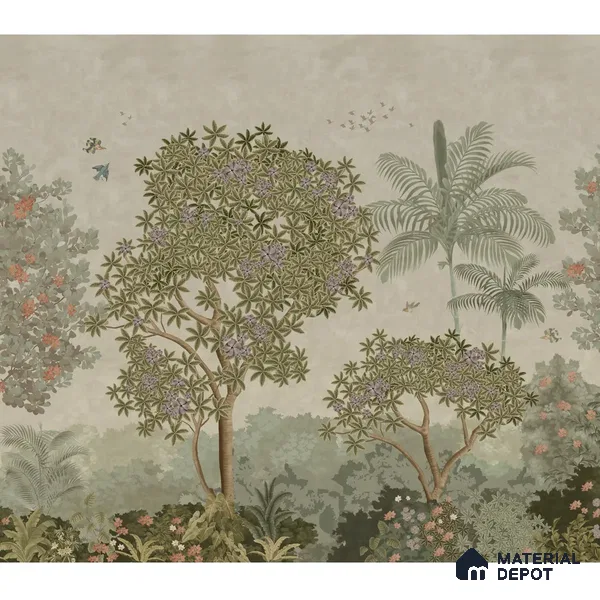 Garden of Dreams Canvas Customised Room Wallpaper