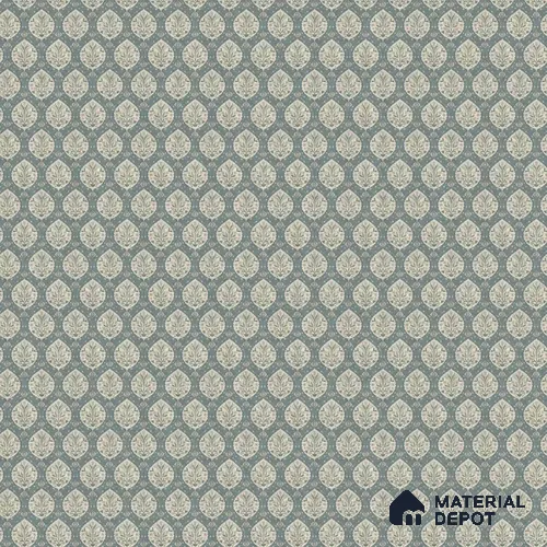 Gulmohar Indian 6 Meter x 19.68 Inches Soft Feel Wallpaper Roll in Dusty Blue Color