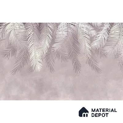 701622 - Hanging Tropical Leaves Wallpaper Design Indrani Series Canvas Tropical Design (Customised Size Wallpaper )