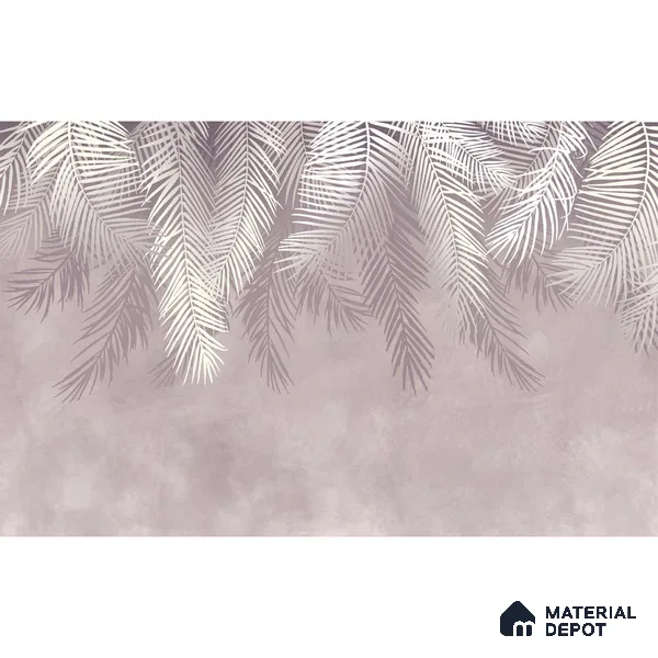 701622 - Hanging Tropical Leaves Wallpaper Design Indrani Series Canvas Tropical Design (Customised Size Wallpaper )