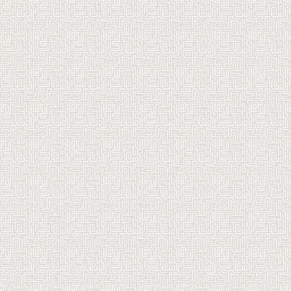 Intersect Design Roll in Ivory Color 6 Meter x 19.68 inc Soft Feel Wallpaper | Minimum 15% wastage during installation