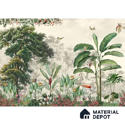 Jhurmut- Tropical Theme Designer Canvas (Customised Wallpaper)