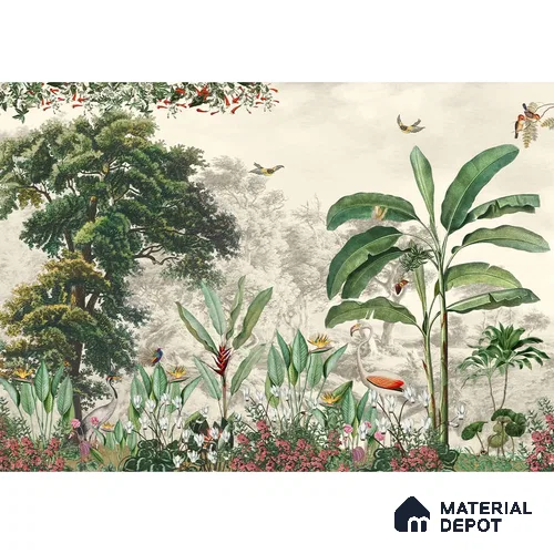 Jhurmut- Tropical Theme Designer Soft Feel (Customised Wallpaper)