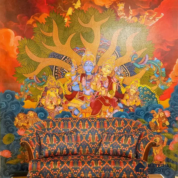 Lotus of kailasa, Kerala Wall Mural (Customised Wallpaper)