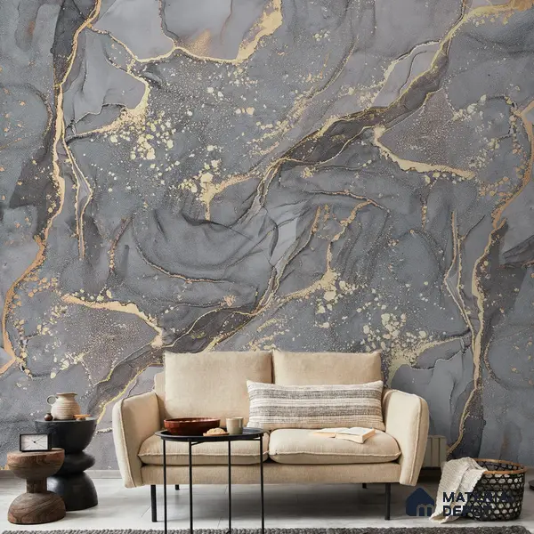 702122 - Marble Stone Wallpaper, Abstract Design Pattern Indrani Series Canvas Abstract Design (Customised Size Wallpaper )